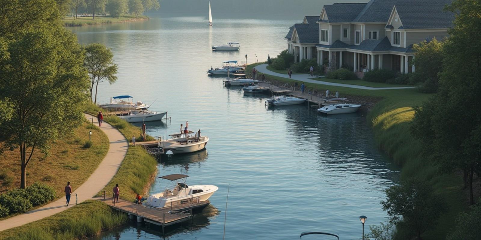 Comunidades de Lujo con Acceso al Lago en Forsyth