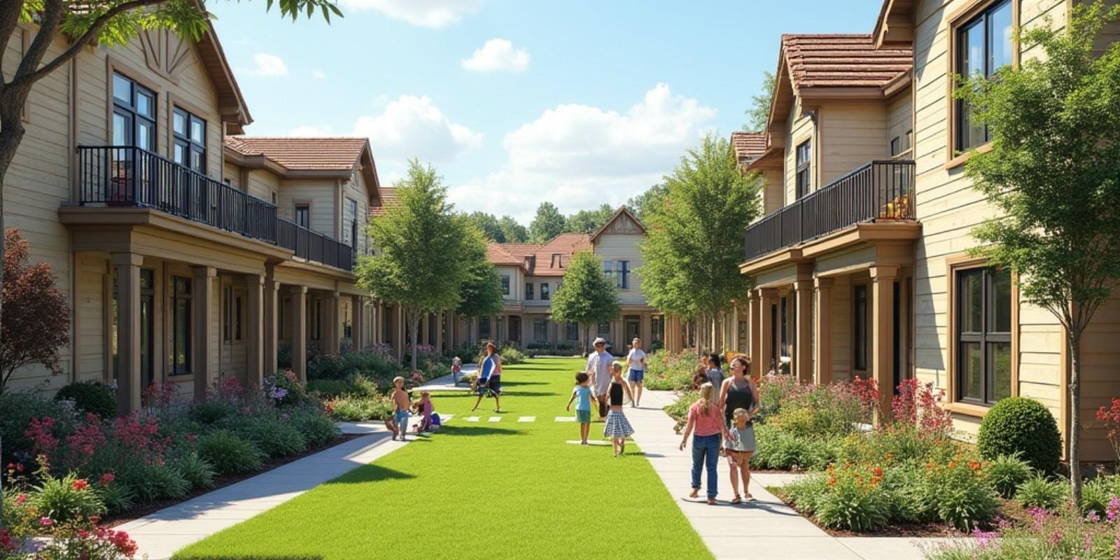 Vivir en Vickery Village, el barrio premium de Cumming