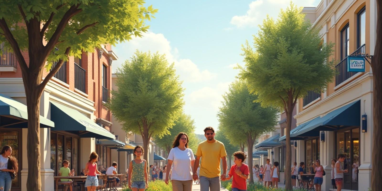 Vivir en Vickery Village: Estilo de Vida Walkable